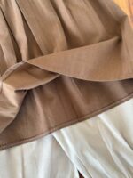 شومیز و شلوارک لینن بیرونی دخترانه یقه گل - Image 8