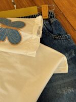 تیشرت و شلوارک جین بیرونی دخترانه DIOR - Image 5