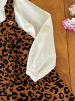 شومیز و بیلر دخترانه یقه گل - Image 8