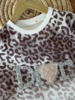 تیشرت و شلوار  واید راحتی دخترانه DIOR - Image 3