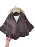 شومیز دخترانه بیرونی تمام نگین - Image 2