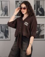 شومیز بیرونی دخترانه miu - Image 3